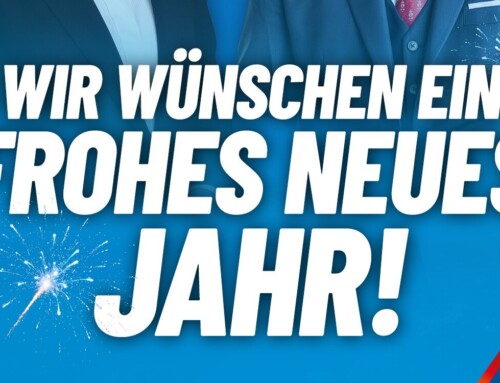 Wir wünschen Ihnen ein erfolgreiches, gesundes und glückliches neues Jahr!