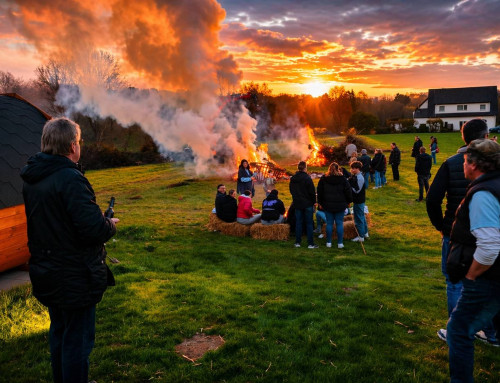 4. Alternatives Osterfeuer in Hüllhorst mit wachsendem Traditionscharakter