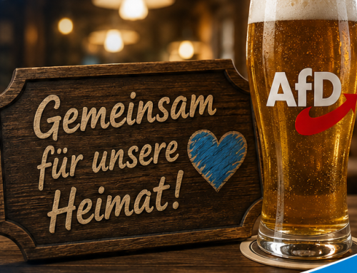 Einladung zum Stammtisch des AfD-Gemeindeverbands Hille, Samstag, 20. Juni 2026, Beginn: 19:00 Uhr