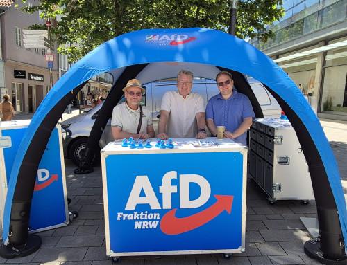 Starker Zuspruch für den Infostand der AfD-Landtagsfraktion NRW in Minden! 